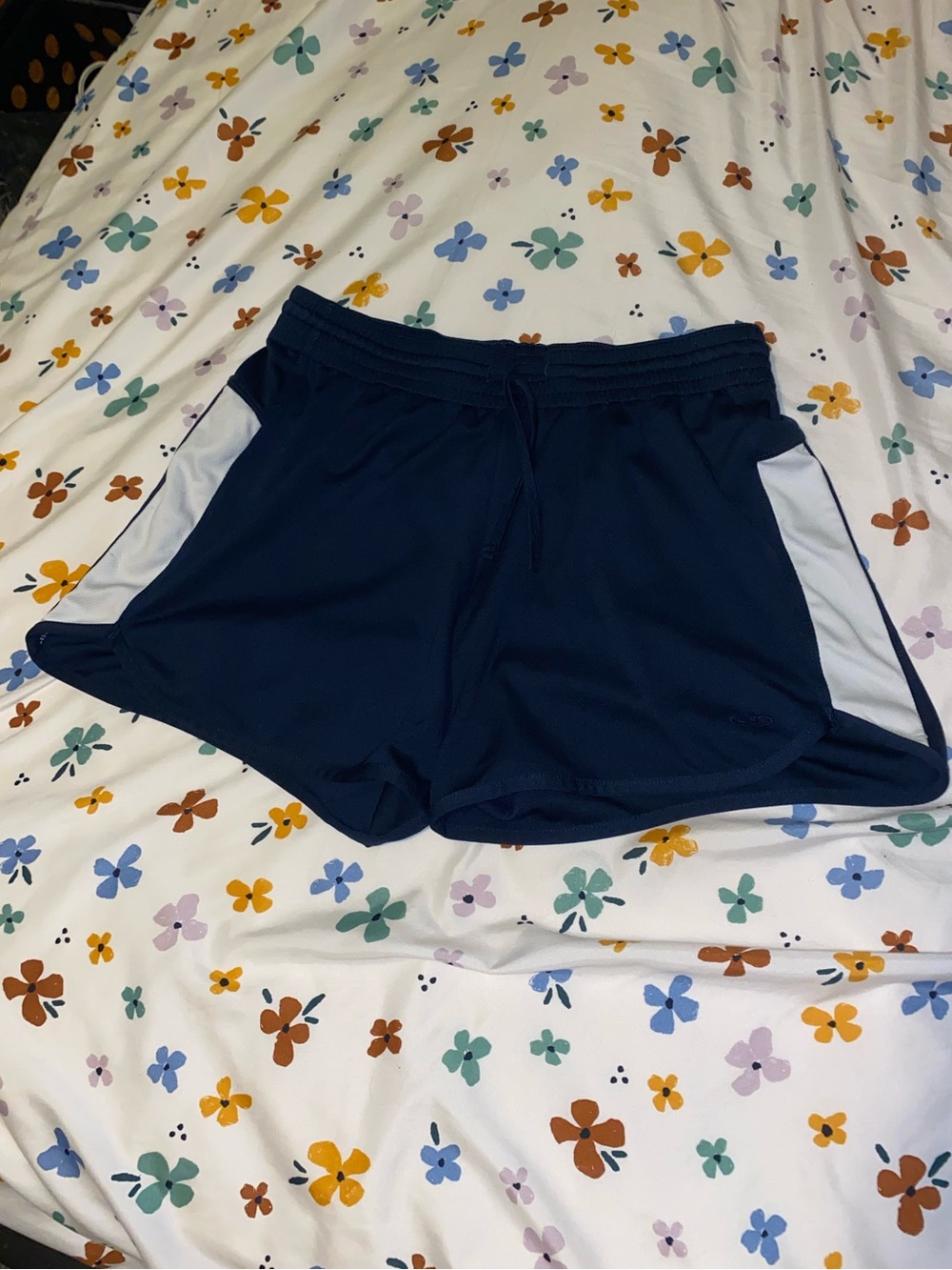 [FWP] Champion navy blue athletic shorts with white sides
